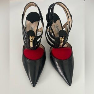 Jimmy Choo black pointy heels